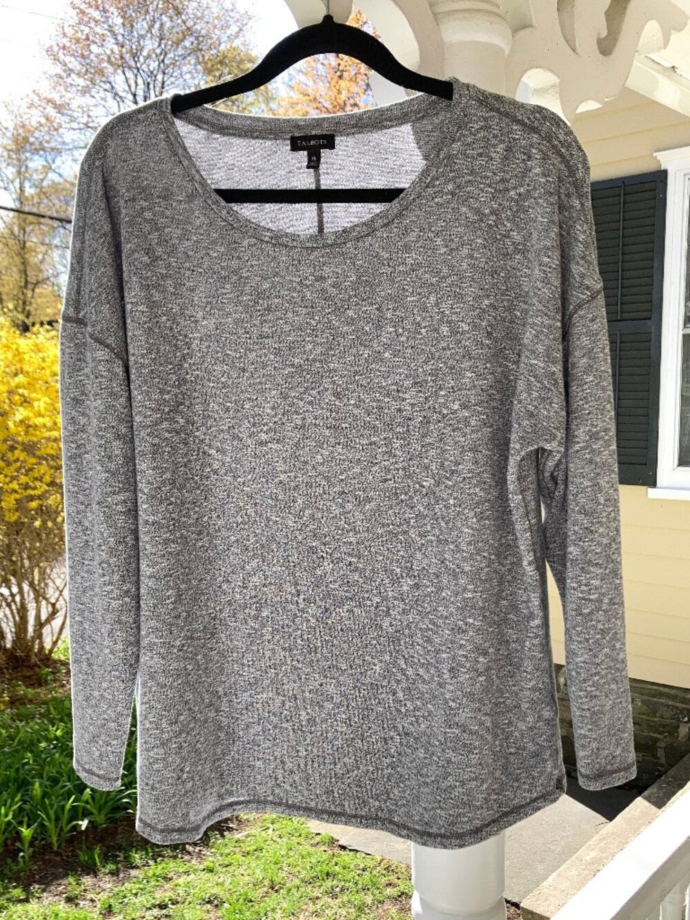 Talbots Cool, Marled Knit Pull-over Top